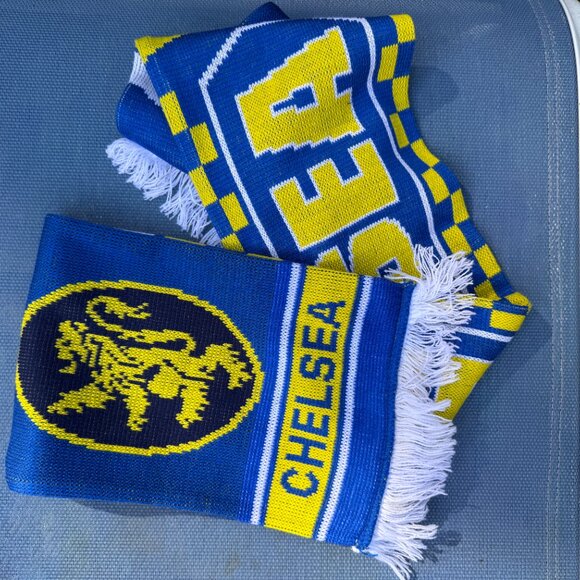 Chelsea F.C. Premier League vintage FAN football Adult OSFA scarf Never Worn - Picture 4 of 5